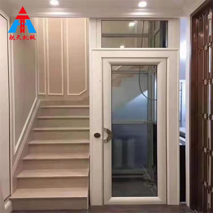 青島井道框架式家用電梯 